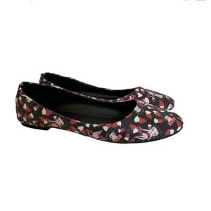 Betty Boop Ballet Flats Red White Black 6